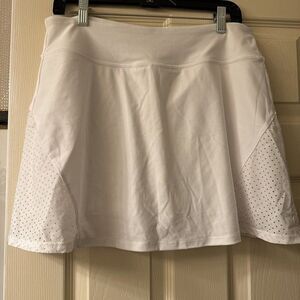 MPG Mondetta L‎ Athletic Golf Tennis Skort Skirt  L White NWOT